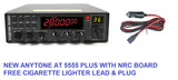 ANYTONE AT 5555 PLUS V3 V VOX HF CB 10m 11m RADIO SSB FM AM & NRC BOARD