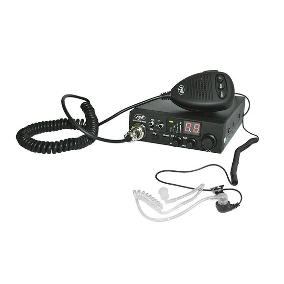 CB Radio PNI Escort HP 8024 ASQ Power Supply 12V-24V + PNI Headset HF11