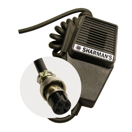 SHARMAN DM520 4 Pin CB Radio Microphone COBRA/UNIDEN : Superstar Audioline Cobra Uniace CRT
