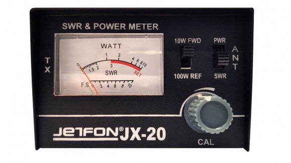 JETFON JX 20 HF VHF SWR METER CB HAM 1.5 to 150 Mhz