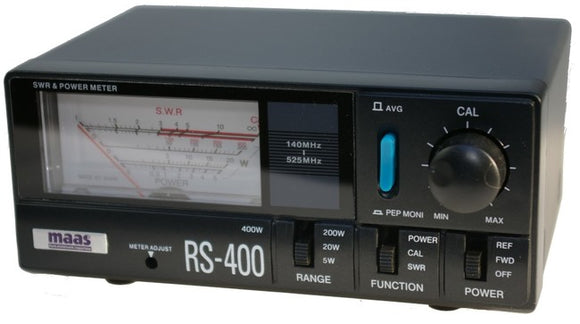 MAAS RS-400 SWR & PWR meter 140-525 MHz up to 400 W