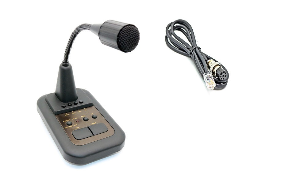 AV 508 DESK CONDENSER MICROPHONE HAM RADIO + AV24Y MICROPHONE CABLE A