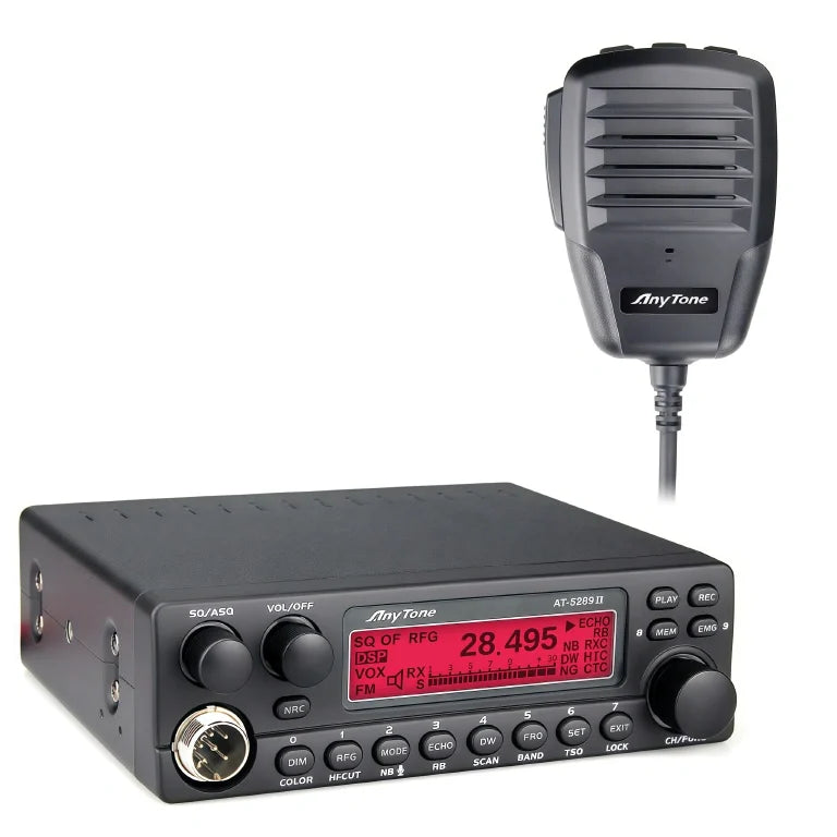 AnyTone AT-5289 II 10-meter Mobile Ham radio Transceiver