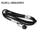 AV 508 DESK CONDENSER MICROPHONE HAM RADIO + CONNECTION LEAD