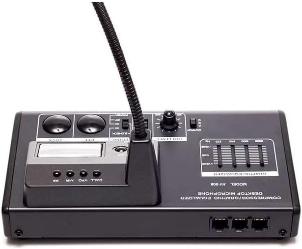 AV 908 DESKTOP COMPRESSOR MICROPHONE CB HAM RADIO