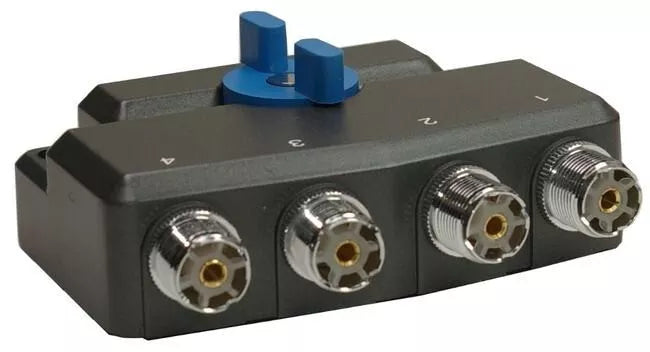 AVAIR AV SW4M 4 Way SO239 Antenna Switch Coax Radio Signal HF VHF UHF ...