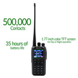 Anytone AT-D878UVII "PLUS" DMR Hand Held GP, VHF/UHF Dual-band Digital/Analog