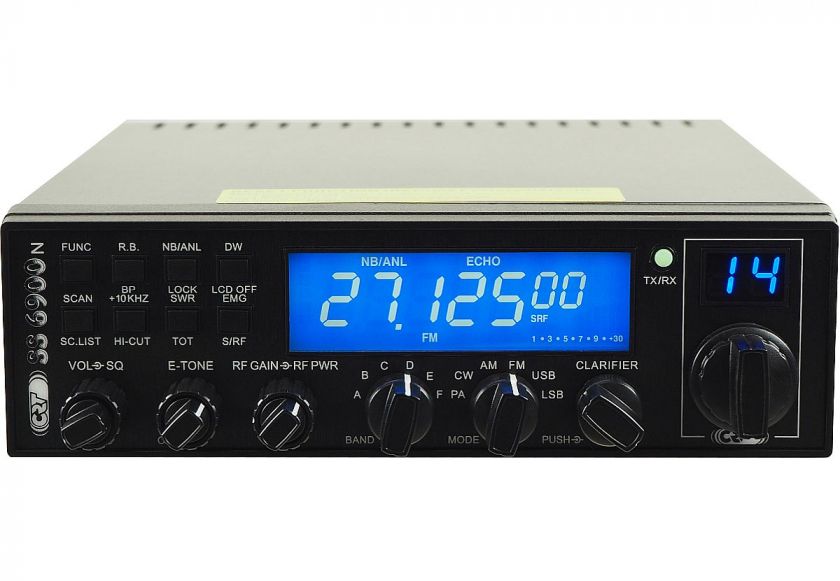 NEW CRT SS 6900 V V8 CB HAM RADIO NEW FM AM SSB VOX WITH NRC BOARD LATEST STANDARD MODEL WITH DIMMER CONTROL