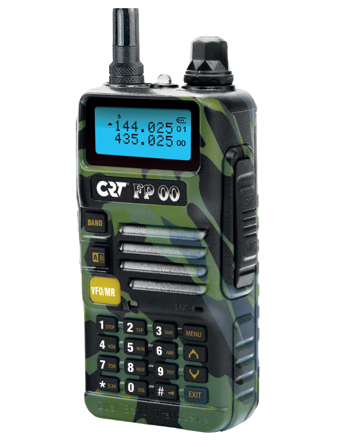 CRT FP 00 Handset VHF/ UHF Camouflage