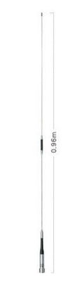 DIAMOND SGM-510 - SILVER/BLACK MINI-GAINER ANTENNA (2M/70CM, 100W)