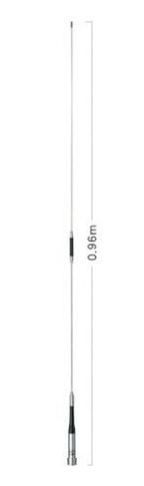 DIAMOND SGM-510 - SILVER/BLACK MINI-GAINER ANTENNA (2M/70CM, 100W)