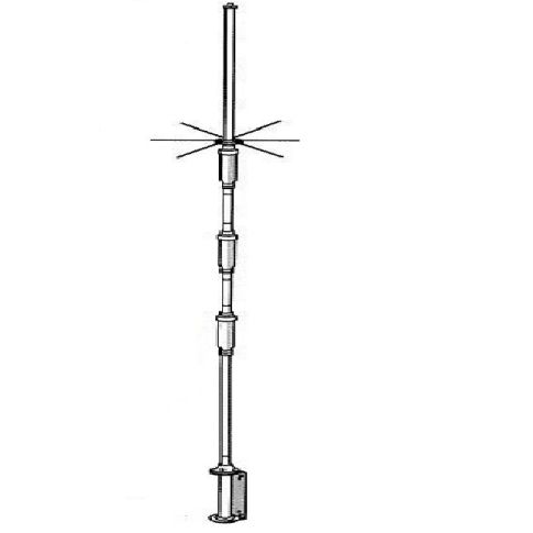 HUSTLER 4-BTV 10/40M HF VERTICAL
