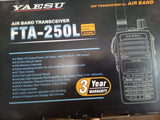 Yaesu FTA-250L Airband transceiver USED