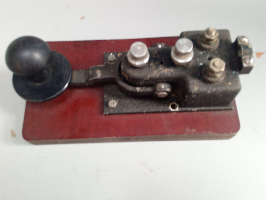 J.H.Bunnell Signal Telegraph Key Tapper Morse Key USED