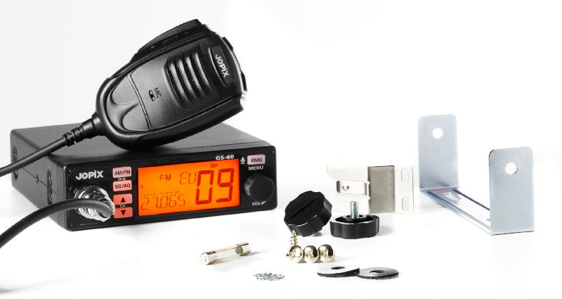 JOPIX GS 60 MOBILE CB TRANSCEIVER EUROPEAN MULTINORM UK 40 + PNI ML 70 MAGMOUNT