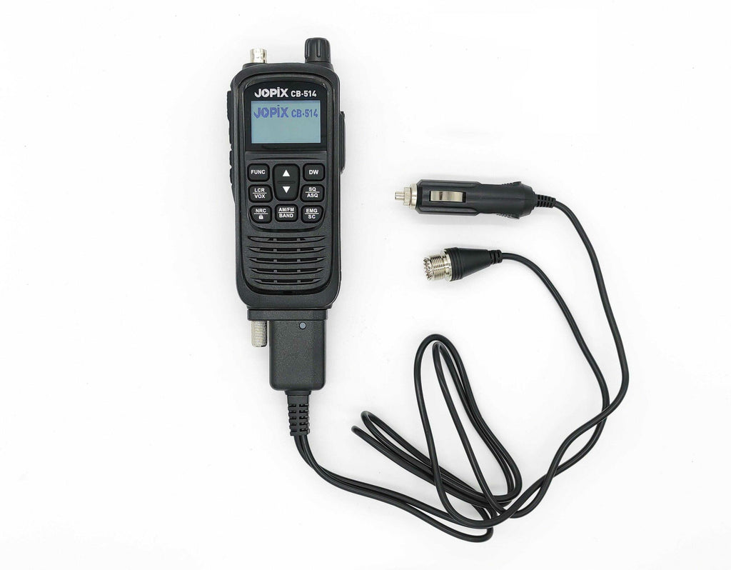 JOPIX CB-514 HANDHELD HANDSET CB RADIO + MOBILE CAR KIT TRANSCEIVER