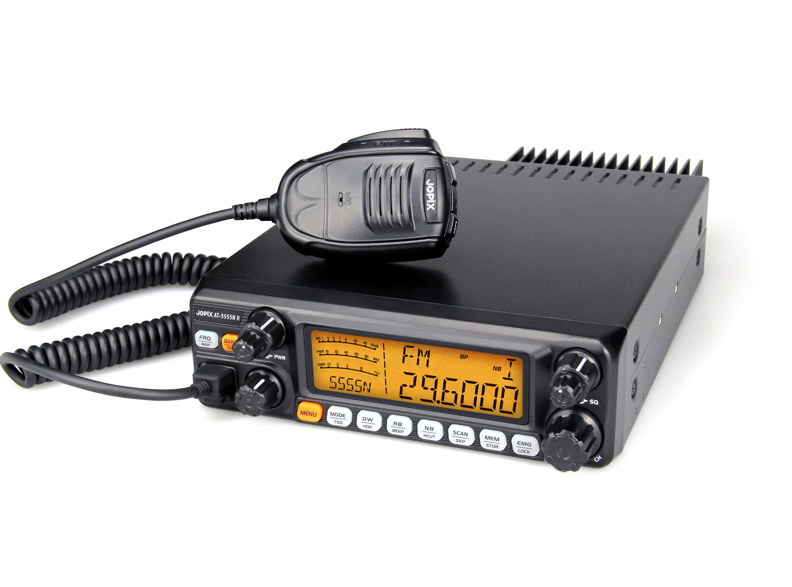 Jopix AT 5555N II Ham Radio 10m Mobile Transceiver 60W AT 5555 N II
