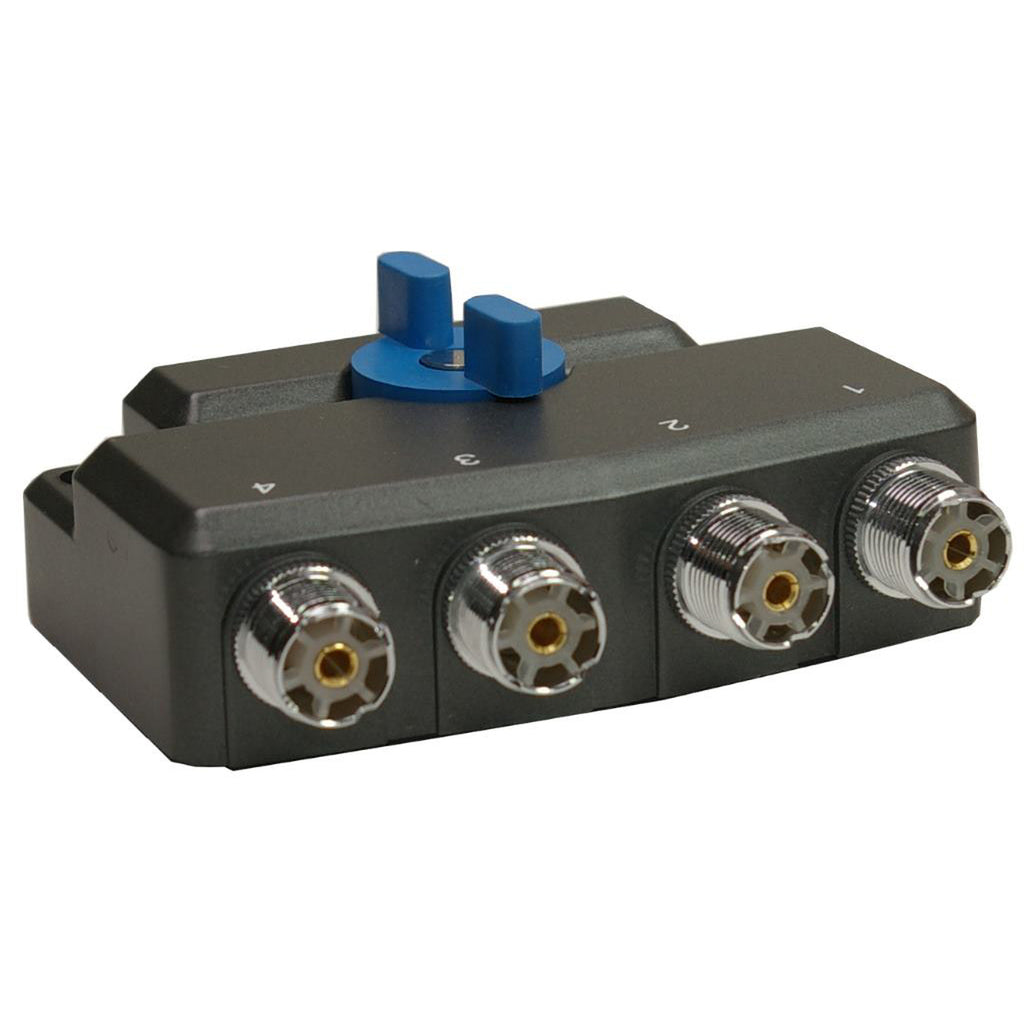 4 WAY AERIAL ANTENNA COAX SO239 SWITCH HIGH QUALITY.