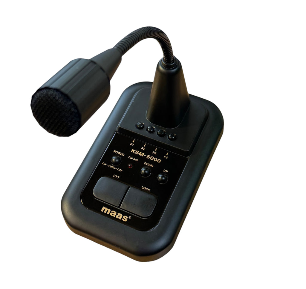 MAAS KSM-5000 CB Ham Free Standing Desk Microphone PLUS Connection Cable fo CRT 8900  AT 5555N II