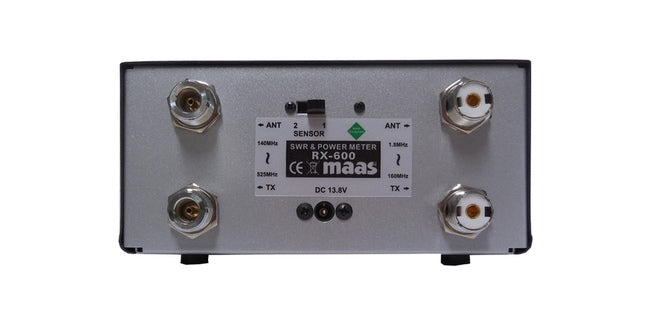MAAS RX 600 CROSS NEEDLE SWR & PWR METER 0.5W - 3KW