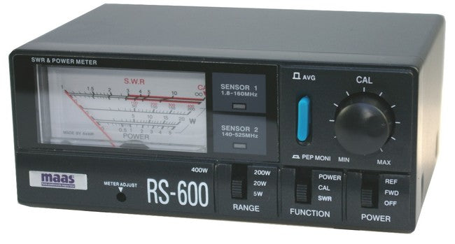 MAAS RX 600 CROSS NEEDLE SWR & PWR METER 0.5W - 3KW