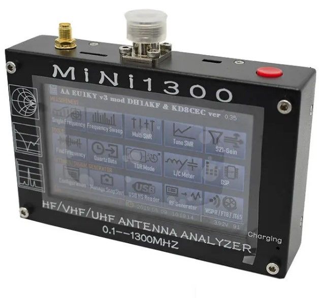 MINI-1300 0.1-1300MHZ HANDHELD ANTENNA ANALYSER HF VHF UHF