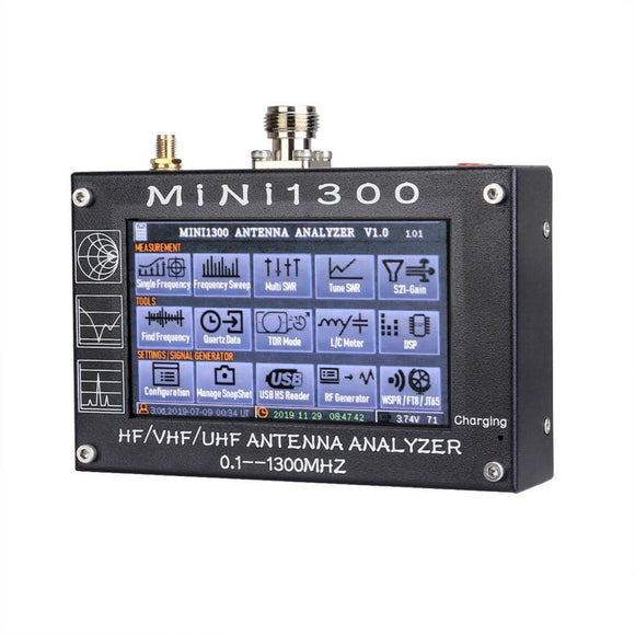 MINI-1300 0.1-1300MHZ HANDHELD ANTENNA ANALYSER HF VHF UHF