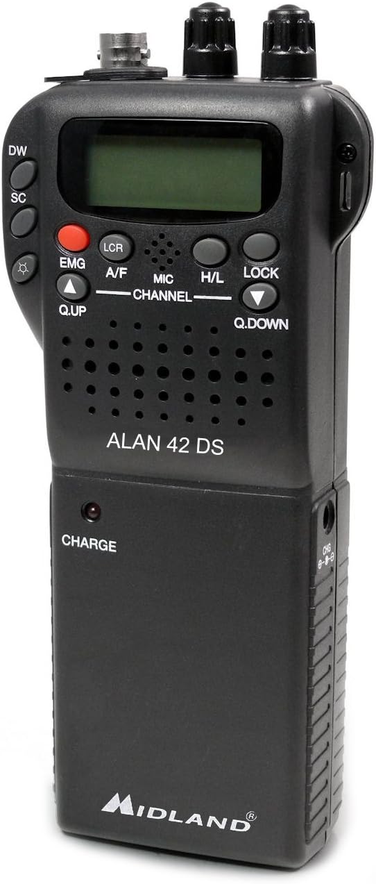 Midland Alan 42 DS AM FM Multi Band 42 DS Handheld CB + Moonraker Mini Mag Mount