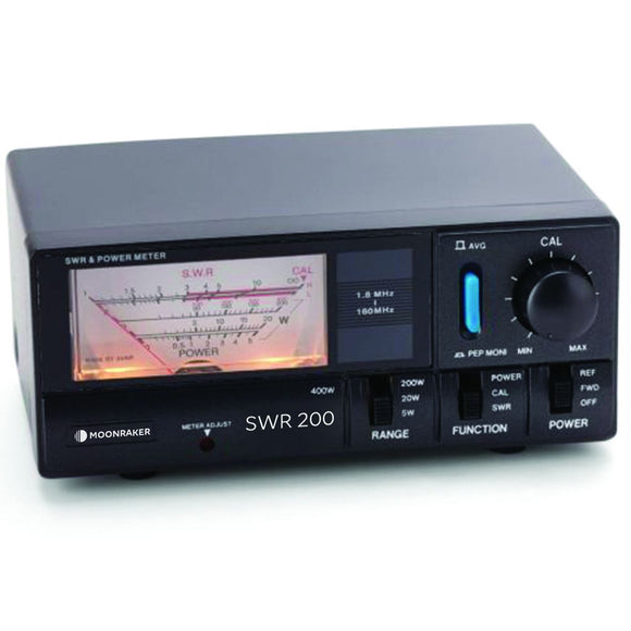 Moonraker SWR-200 VSWR POWER SWR METER HF VHF