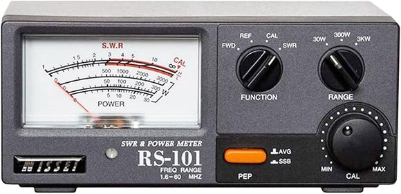 Nissei RS 101 SWR POWER Meter HF VHF 1.6-60 Mhz