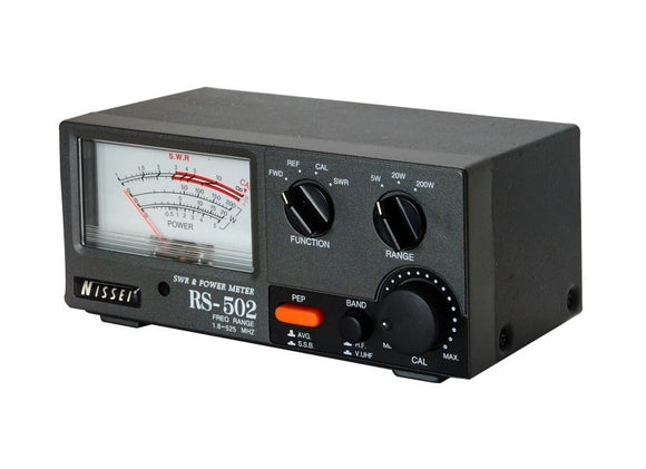 NISSEI RS 502 Power SWR Meter 1.8Mhz-525Mhz Radio HF VHF UHF