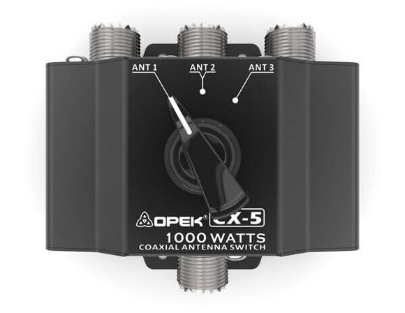 OPEK CX-5 Antenna Switch 3 Position 1000 Watt Antenna Switch SO-239 PL259