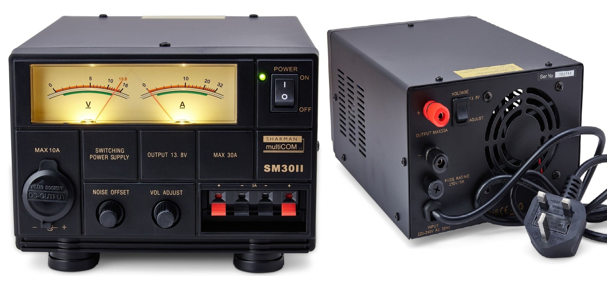 Second Hand Kenwood PS-10 10 Amp Linear Power Supply With Speaker