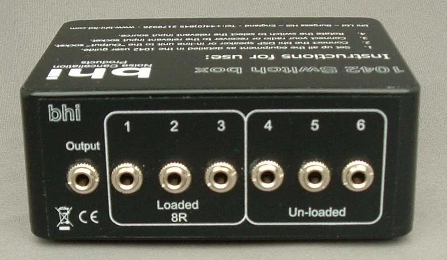 BHI 1042 6 Way Speaker Switch Box CB Ham Radio HF