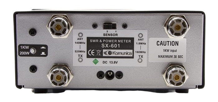 Avair AV 601 HF VHF UHF SWR POWER METER HF VHF UHF 5W, 20W, 200W, 400W, 1000W