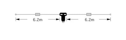 Diamond W-721 HF dipole (40/15m 7/21MHz