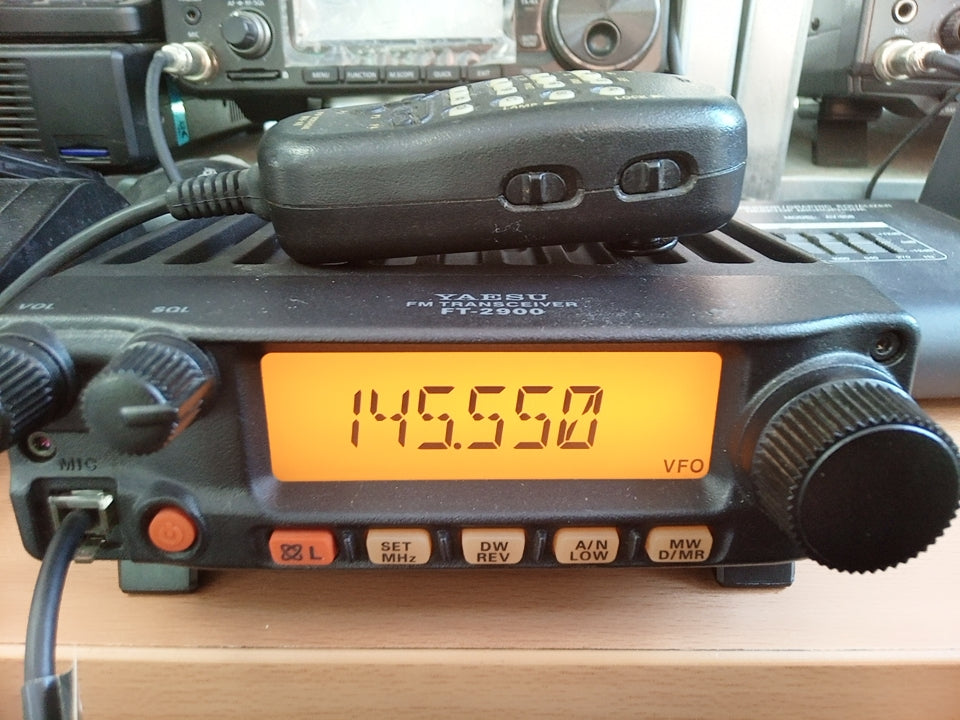 Yaesu FT-2900 transceivers boast 75 watts of output USED