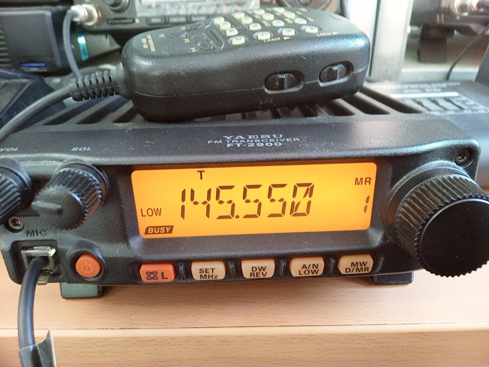 Yaesu FT-2900 transceivers boast 75 watts of output USED