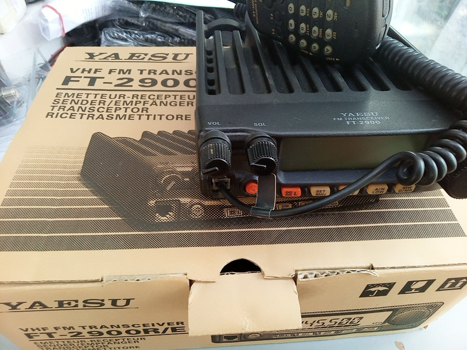 Yaesu FT-2900 transceivers boast 75 watts of output USED