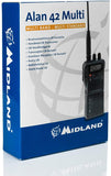 Midland Alan 42 DS AM FM Multi Band 42 DS Handheld CB + Moonraker Mini Mag Mount