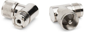 L CONNECTOR PL259 to SO239