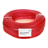RRG58CU Red Coax Cable military Spec  High Quality Low Loss