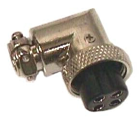 PLUG Cb Ham Radio Right Angle 4 pin Mic microphone Plug