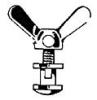 DV WING NUT & BOLT FOR DV MOUNT