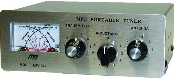 MFJ  971 ANTENNA TUNER, PORTABLE/QRP, 1.8 - 30 MHZ