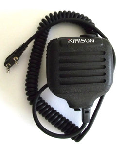 Handheld PTT Speaker Microphone For KENWOOD Radio 2 PIN