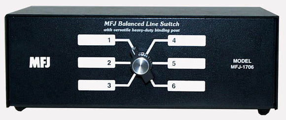 MFJ 1706 H 6 position antenna switch for balanced line