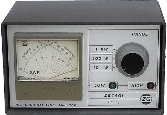 Zetagi MOD 700 Professional cross-needle SWR and power meter