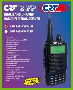 CRT 2 FP Dual Band VHF-UHF Handset