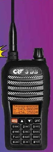 CRT 3DB 2M / 70CM DUAL BAND HANDHELD VHF UHF & SCRAMBLER